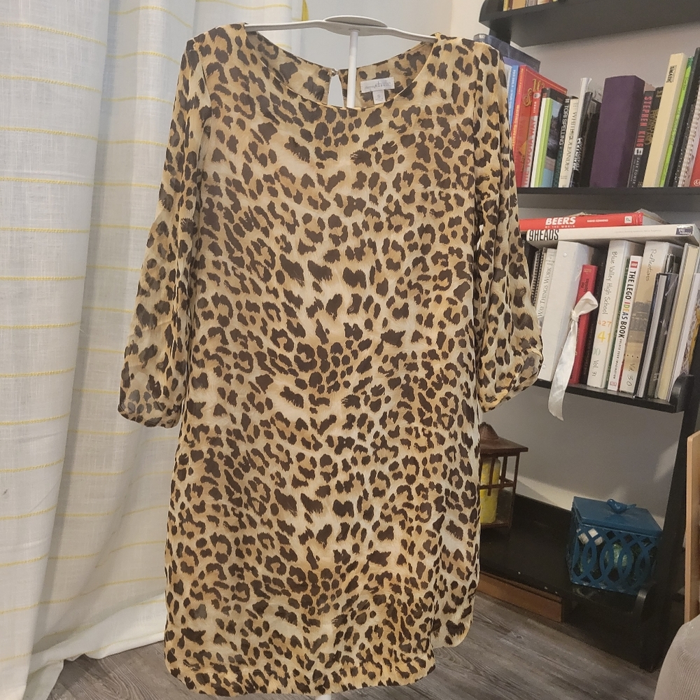 Charming Charlie's cheetah print dress